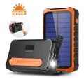 4smarts Solar Powerbank Prepper 12000mAh schwarz/ orange 456633