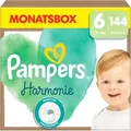 Pampers Harmonie Windeln Gr. 6 (13+ kg) 144 Stück – Hypoallergen &