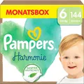 Pampers Harmonie Windeln - Größe 6 (13+ kg) MONATSPACK - 144 Stück