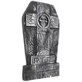 Halloween Deko Grabstein Totenkopf Kreuz 50cm Halloweendeko