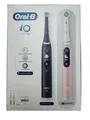 Oral-B iO Zahnbürsten Set – 2 Stück Schwarz & Rosa, Bluetooth, 3 Bürsten, Gebrau