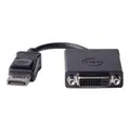 Dell DisplayPort to DVI Single-Link Adapter - Videokonverter - DisplayPort - für OptiPlex 30XX, 90XX, Precision Mobile Workstation 7510, 7710, Precision Tower 3420, 3620 (470-ABEO)