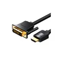 Kabel HDMI oder DVI (24+1) - HDMI-Kabel 1m, 4K 60Hz/ 1080P 60Hz - Schwarz