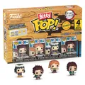 Funko Demon Slayer: Kimetsu no Yaiba pack 4 figurines Bitty POP! Vinyl Tanjiro 2,5 cm (67308)
