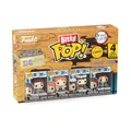 Funko Bitty POP! 4 Pack: Demon Slayer - Tanjiro Kamado, Sabito, Makomo, Mystery Mini Figure - Styles May Vary - 0,9 Zoll (2,2 cm) Sammelbar - Stapelbares Display-Regal enthalten - Geschenkidee