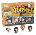 GW22ff Demon Slayer: Kimetsu no Yaiba Bitty POP! Vinyl Figuren 4er-Pa Neu & OVP