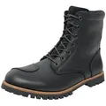 IXS iXS Oiled Leather Motorradschuhe schwarz Motorradstiefel (Packung, Antistatische und Öl- und Benzinfeste Sohle) schwarz 42 EU