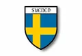 Aufkleber sticker autoaufkleber wappen schild flagge flaggen fahne schweden