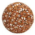 Kobolo Gartenkugel Gartendekoration Dekokugel KULA Rostoptik - Durchmesser 28 cm