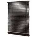ventanara Jalousie Jalousie Holzjalousie Holz Rollo Plissee Echtholz Lamelle 35mm braun|schwarz 100 cm x 130 cm