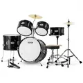 VEVOR Schlagzeugset für Kinder, 5-teilig, Anfänger-Schlagzeugset mit Bass-Toms, Snare, Standtrommel, verstellbarem Thron-Becken, Hi-Hat-Pedal und zw
