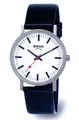 Boccia Titanium 521-03 Medium-Größe Armbanduhr Bahnhof-Zifferblatt weiß Ø34,7mm