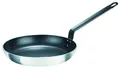 GSW 860765 Gastro traditionell Lyoner Bratpfanne ohne Deckel, Aluminium, Silber/schwarz, 32 cm