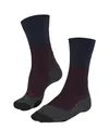 FALKE Herren Wandersocken TK2 Explore M So Wolle Funktionsmaterial antiblasen dick 1 Paar, Rot Barolo 8526, 46-48