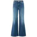 Hessnatur 5-Pocket-Jeans ALVA High Rise Wide Leg aus Bio-Denim (1-tlg) blau 32/32