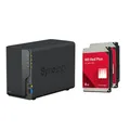 Synology DiskStation DS223 2 Einschübe NAS-Server Leergehäuse + 8 TB (2x 4 TB)