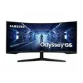 SAMSUNG Odyssey G5 C34G55TWWPXEN Curved, 34" 34", 1ms (MPRT), 3440x1440, 165Hz, VA, non-glare, 250cd/m2, curved, 1000R/1.00m, 1x DP 1.4, 1x HDMI 2.0, 3.5mm LineOut, neigbar (+18/-2Grad), VESA 75x75 frei, Adaptive Sync, AMD FreeSync Premium zert.