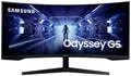 Samsung Odyssey G5 C34G55TWWP LED-Monitor EEK G (A - G) 86.4 cm (34 Zoll) 3440 x 1440 Pixel 21:9 1 ms DisplayPort, HDMI, Kopfhörer (3.5 mm Klinke)
