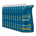 10 (10x1) Liter MANNOL 15W-40 Diesel Motoröl für Benzin- und Dieselmotoren