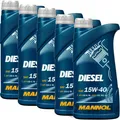 5L MANNOL SAE 15W-40 DIESEL MOTORÖL passend für MB 229.1 MAN 271 VW 505/501.01