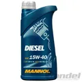 1L MANNOL SAE 15W-40 DIESEL MOTORÖL passend für MB 229.1 MAN 271 VW 505/501.01