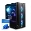 dcl24.de Gamer PC Intel i7-14700, RX9060XT, 32GB RAM, 1TB SSD Gaming-PC (Intel Core i7 Intel Core i7-14700, RX9060XT, 32 GB RAM, 1000 GB SSD, Luft, Windows 11 Pro, WLAN) schwarz