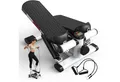 JASPORT Mini-Stepper ST1 2-in-1 Mini Stepper mit Widerstandsband (2-in-1 Up-Down Swing Stepper mit Power Ropes), leise, max. Belastbarkeit 100kg