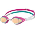 ARENA Airspeed Mirror Anti Beschlag Unisex Wettkampf Schwimmbrille für Erwachsene, Schwimmbrille mit Breiten Gläsern, UV-Schutz, 3 Austauschbaren Nasenstegen, Air-Seals Dichtungen