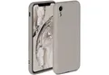 ONEFLOW Handyhülle für iPhone XR Hülle Silikon Soft Case Taupe Grau 6,1 Zoll, Silikonhülle Cover Dünn Handytasche TPU Schutzhülle mit Kameraschutz