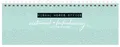 Tischquerkalender Visual Words Office 2025 Verlag Korsch,29,8x10,5 cm