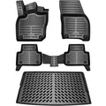 3D Gummimatten & Kofferraumwanne Set für VW TIGUAN 3 III 2023-2025 | Hoher Rand