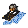 Relaxdays Bingo Spiel für Erwachsene - 1-6 Spieler, Englisch