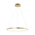 LeuchtenDirekt LED Pendelleuchte, 28,5 Watt, 3000K, Gold (11524-12)