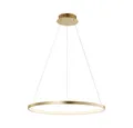 JUST LIGHT LED Pendelleuchte, Leuchtmittel nicht inklusive, Pendelleuchte Hängelampe Deckenlampe Esszimmerleuchte LED Gold Alu D