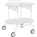 Kartell Gastone Servierwagen mit Rollen 68x62x70 cm - Schwarz Matt
