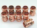 10x VIEGA PROFIPRESS MUFFE 28 MM SET KUPFER PRESSFITTINGE SANPRESS 292676