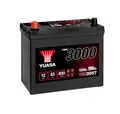 YUASA YBX3057 YBX3000 Starterbatterie 45Ah 12V 400A DIN/ISO B24 Kompatibel mit FIAT 500 A/B Berlina, HYUNDAI LANTRA I J-1, TOYOTA Yaris Schrägheck P9, NISSAN PIXO UA0, MAZDA AZOFFROAD, MITSUBISHI