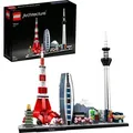 LEGO 21051 Architecture Tokio Skyline-Kollektion, Bausteine, Basteln für Kinder und Erwachsene, Bauset - Schwarz