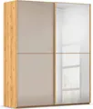 rauch Schwebetürenschrank Kleiderschrank Schrank Garderobe Schlafzimmerschrank SCALE-DUO edle zweigeteilte Türen Spiegel/Glas-Mix 3 Zierleisten MADE IN GERMANY