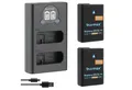 Blumax Set mit Lader für Nikon EL-EL14 1300 mAh (7,4V) Kamera-Akku