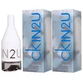 Calvin Klein CK in2u him 2 x 100 ml Eau de Toilette EDT Set Herrenduft Herren Du