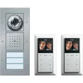 GIRA Video-Türsprechanlage Kabelgebunden Komplett-Set 2 Familienhaus Aluminium