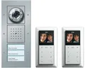 Gira 049546 Video-Paket 2TN alu Zweifamilienhaus Paket Video
