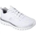Skechers Graceful - Get Connected - Weiß / Silber Polyester Größe: 40 Normal - Beige - 40