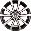 4x itWheels Alice gloss black polished 7x17 ET45 - LK5/100 ML57.1 Felge Alu