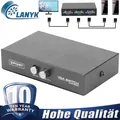 2 Port Matrix Switch Splitter Audio Extractor Unterstützung für HDTV Beamer