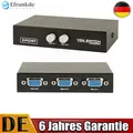 VGA Switch Box 2 in 1 Out VGA Switcher für Computer PC Laptop Desktop Monitor DE