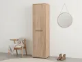 INOSIGN Garderobenschrank Landes Schrank inkl. 1 Kleiderstange, Stauraumschrank, Höhe 198 cm Front Artisan Eiche mit dekorativen schwarzen Streifen