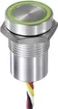 APEM CPB1110000NGSC CPB1110000NGSC Sensortaster 12V 0.2A tastend Grün, Rot IP68, IP69K 1St.