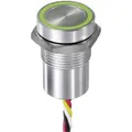 APEM Sensortaster Schalter kapazitiv LED Aluminium Grün CPB1110000NGSC
